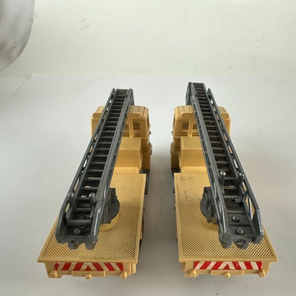 Two Vintage Wiking Plastic Mercedes Crane Trucks Models - Picture 3 of 6